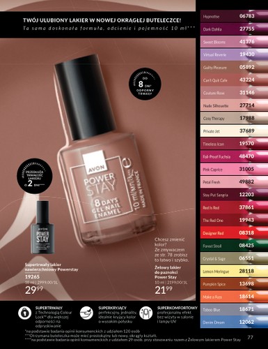 avon - Gazetka Avon - ważna od 01.10. do 30.10. - page: 77