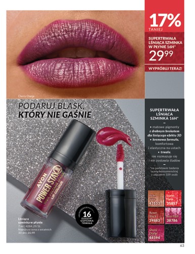 avon - Gazetka Avon - ważna od 01.11. do 30.11. - page: 63