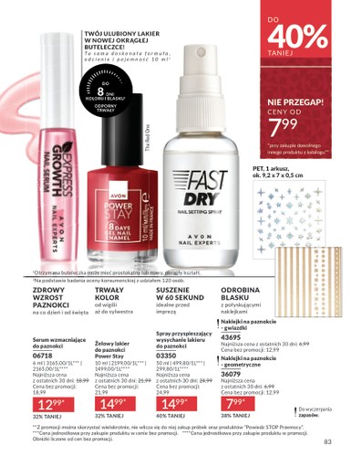 avon - Gazetka Avon - ważna od 01.11. do 30.11. - page: 83