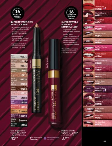 avon - Gazetka Avon - ważna od 01.04.2026 do 30.04.2026 - page: 41