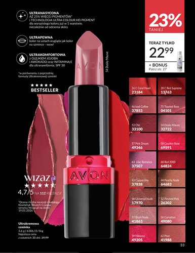 avon - Gazetka Avon - ważna od 01.04.2026 do 30.04.2026 - page: 33