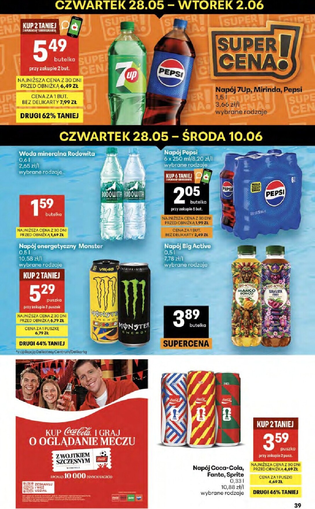 delikatesy-centrum - Nowa gazetka Delikatesy Centrum ważna od 28.05.2026 do 10.06.2026 - page: 39