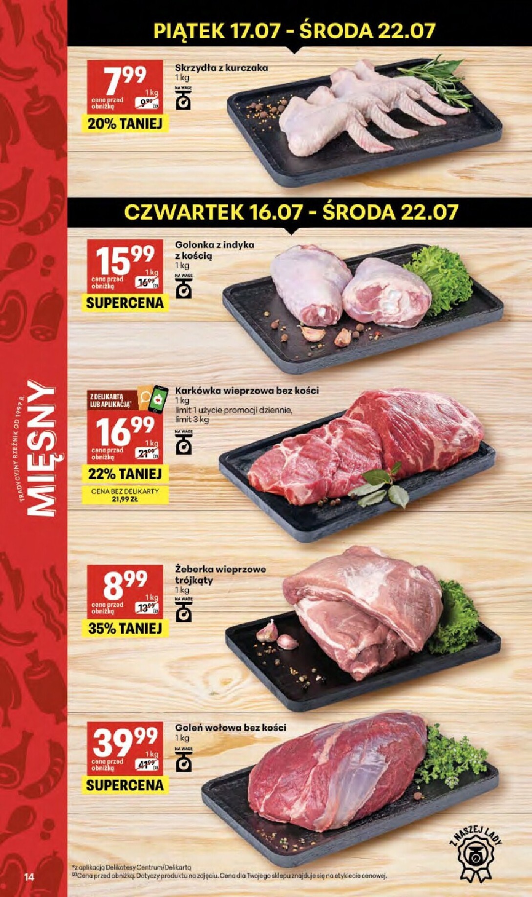 delikatesy-centrum - Aktualna gazetka Delikatesy Centrum - Franczyza DC29 Czwartek ważna od 16.07.2026 do 22.07.2026 - page: 14