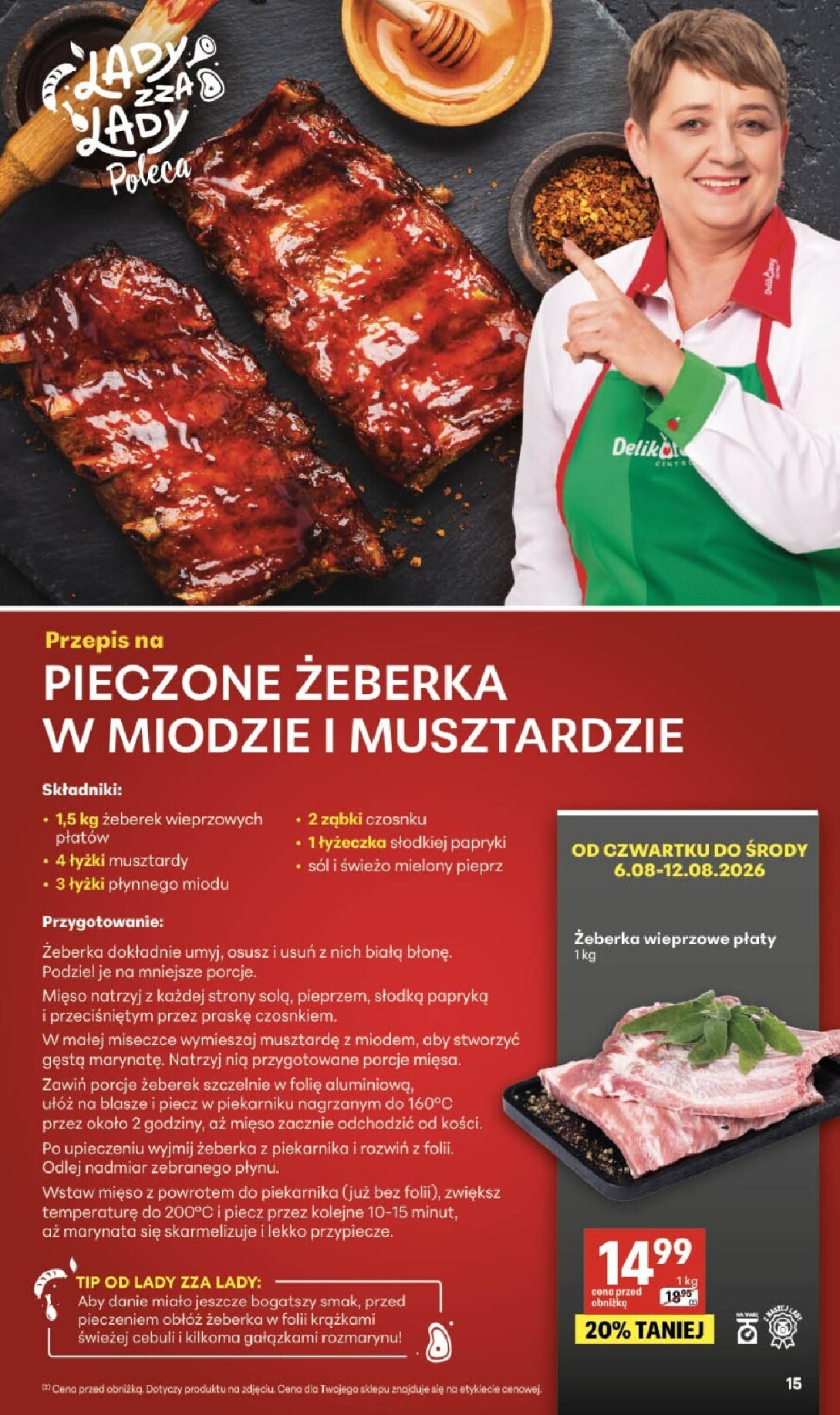 delikatesy-centrum - Nowa gazetka Delikatesy Centrum ważna od 06.08.2026 do 12.08.2026 - page: 15