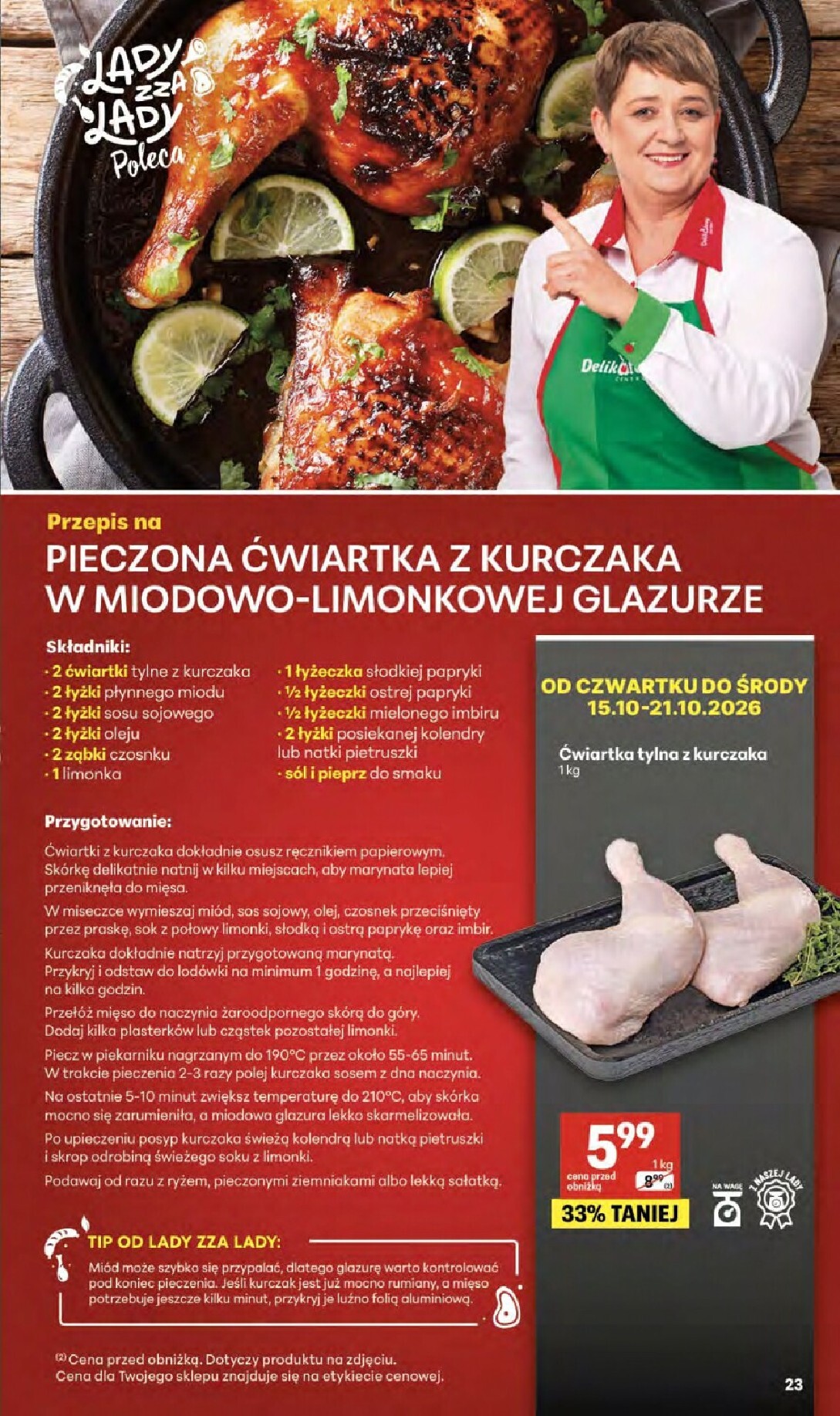 delikatesy-centrum - Aktualna gazetka Delikatesy Centrum ważna od 15.10.2026 do 21.10.2026 - page: 23