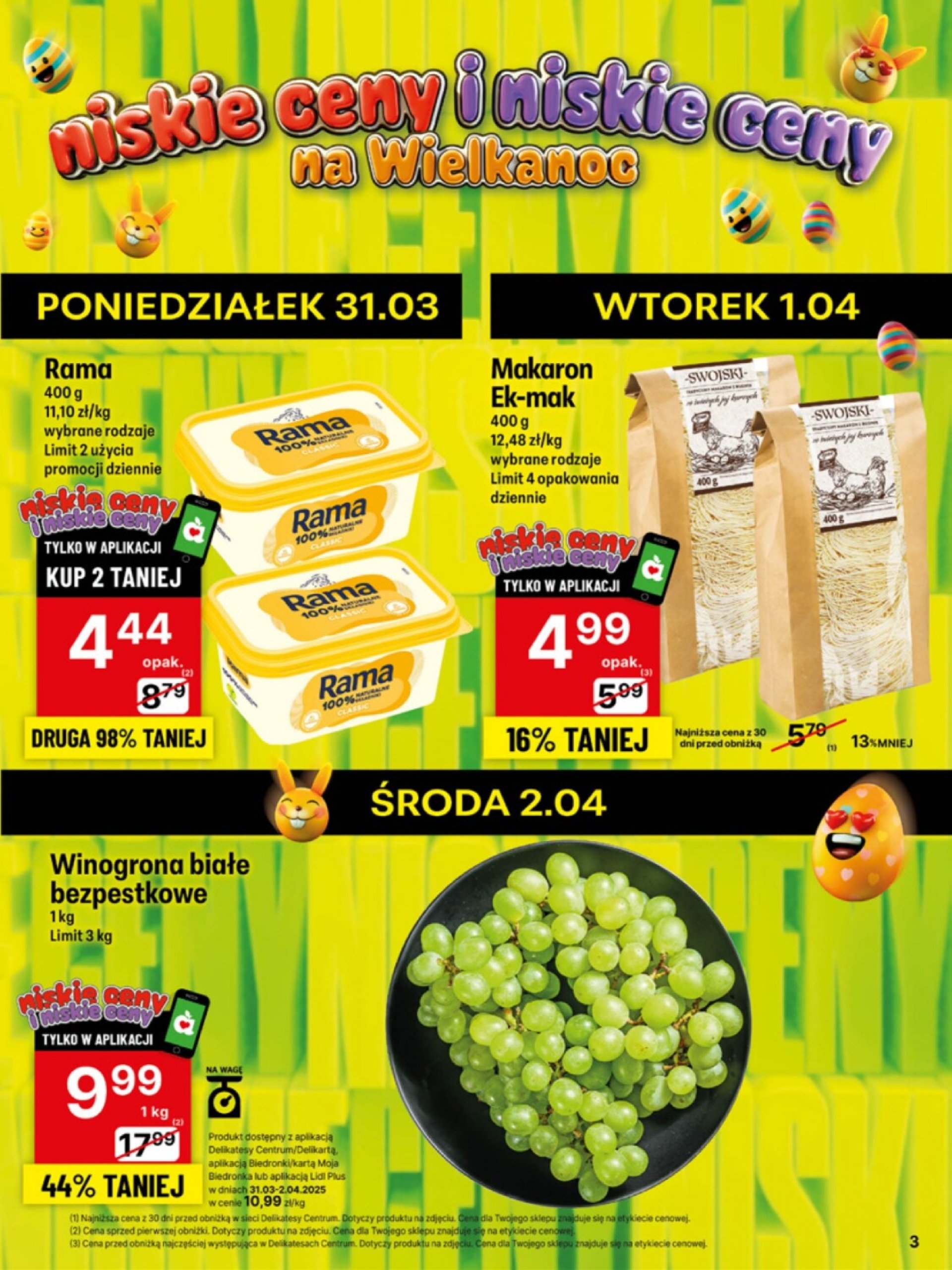 delikatesy-centrum - Delikatesy Centrum gazetka ważna od 31.03. - 06.04. - page: 3 delikatesy-centrum - Delikatesy Centrum gazetka ważna od 31.03. - 06.04. - page: 3