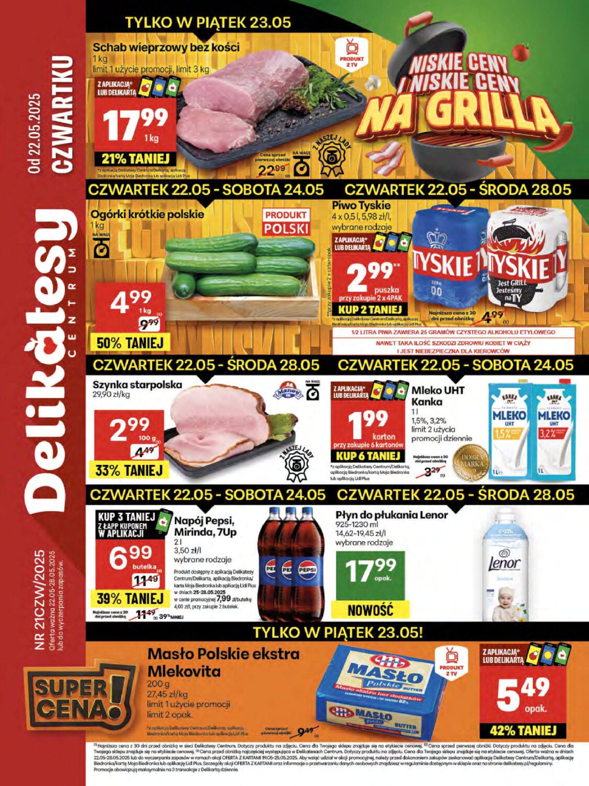 delikatesy-centrum - Delikatesy Centrum gazetka ważna od 22.05. - 28.05.