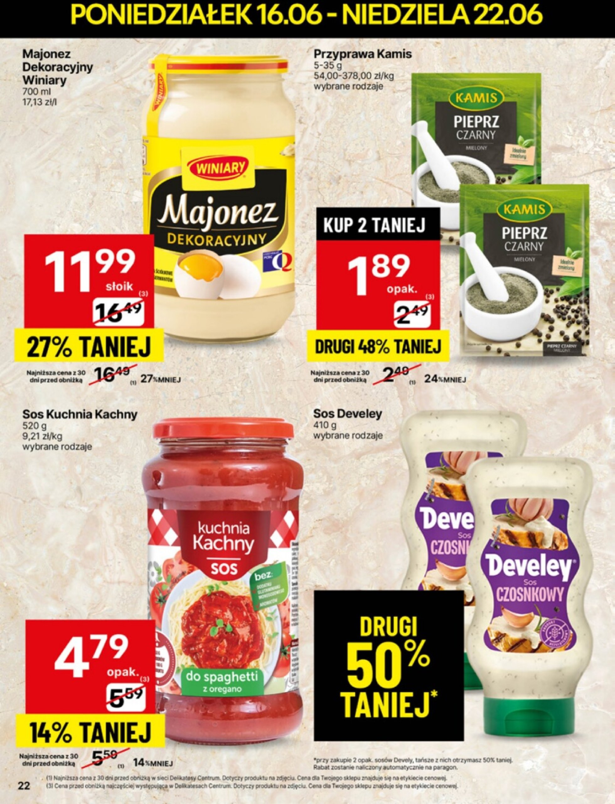 delikatesy-centrum - Gazetka Delikatesy Centrum ważna od 16.06. - 22.06. - page: 22 delikatesy-centrum - Gazetka Delikatesy Centrum ważna od 16.06. - 22.06. - page: 22