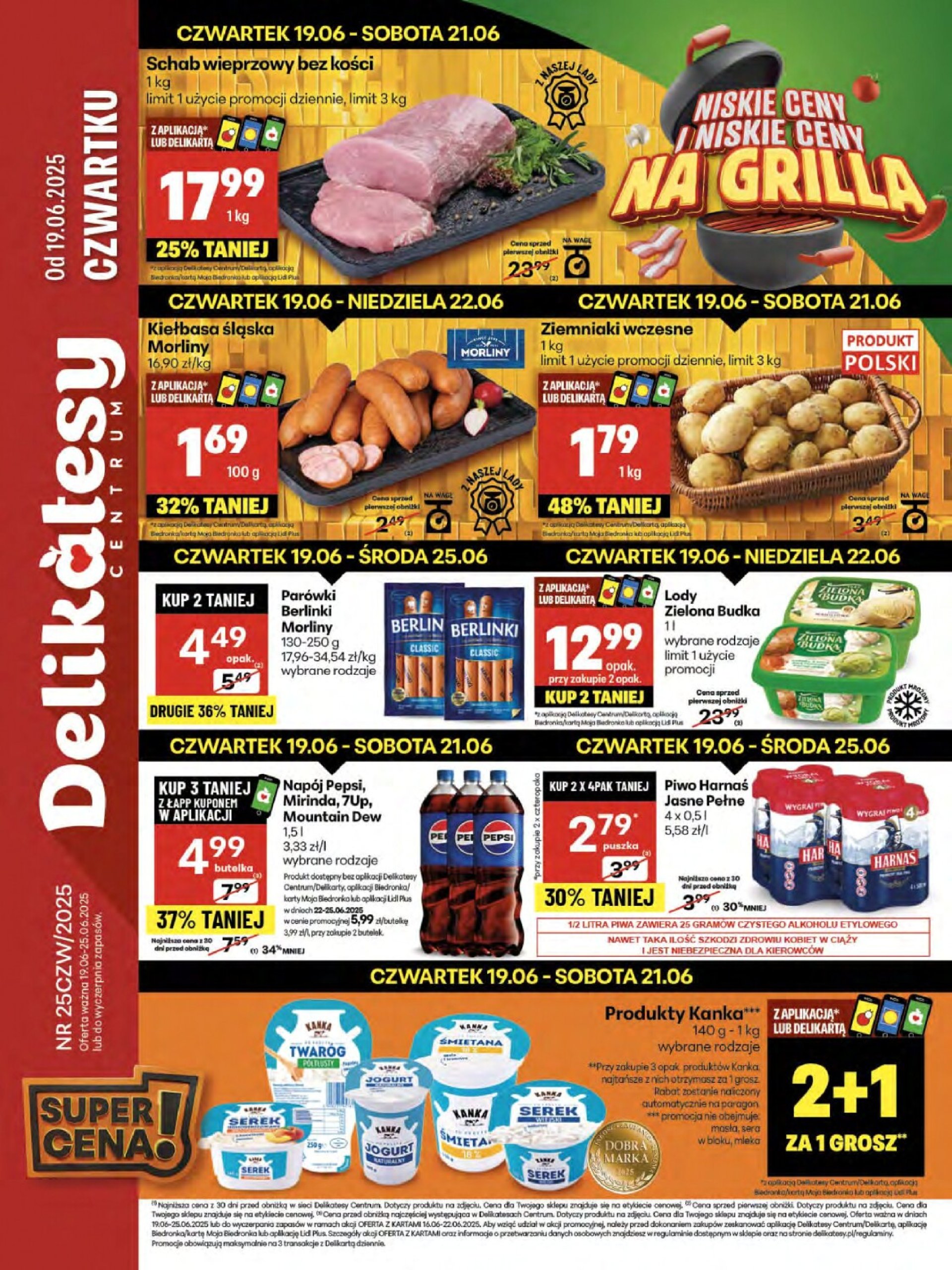 delikatesy-centrum - Gazetka Delikatesy Centrum ważna od 19.06. - 25.06.