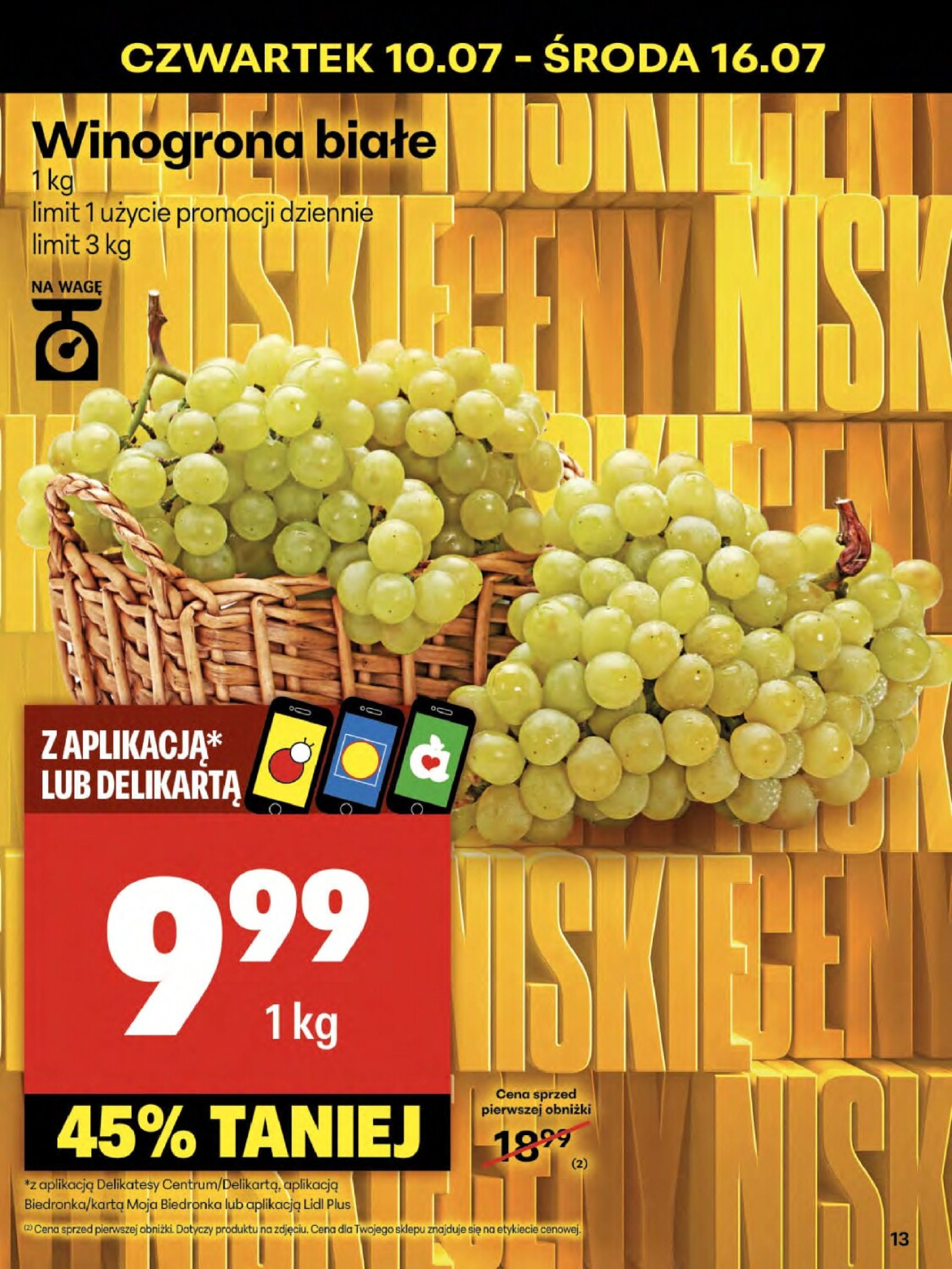 delikatesy-centrum - Gazetka Delikatesy Centrum ważna od 10.07. - 16.07. - page: 13