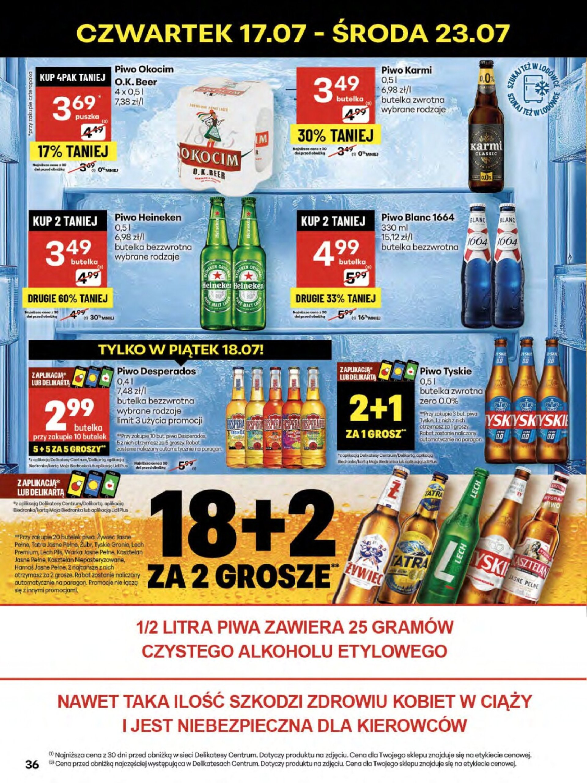 delikatesy-centrum - Gazetka Delikatesy Centrum ważna od 17.07. - 23.07. - page: 36