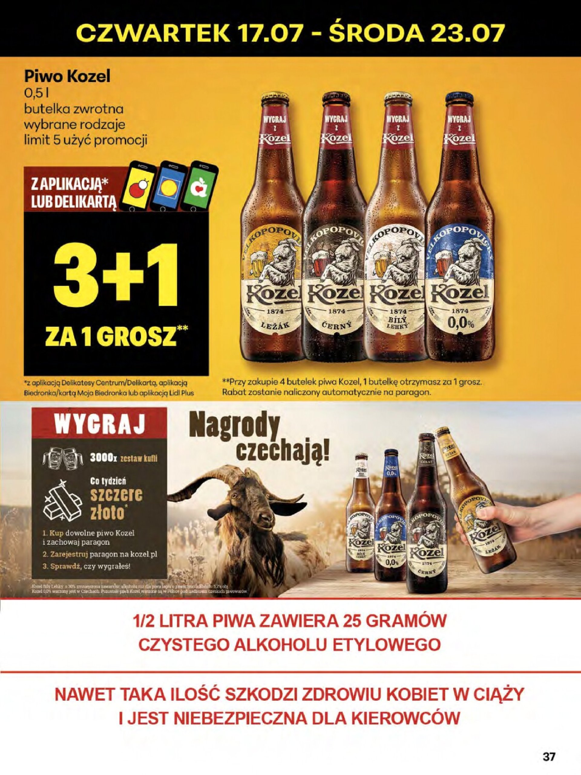 delikatesy-centrum - Gazetka Delikatesy Centrum ważna od 17.07. - 23.07. - page: 37