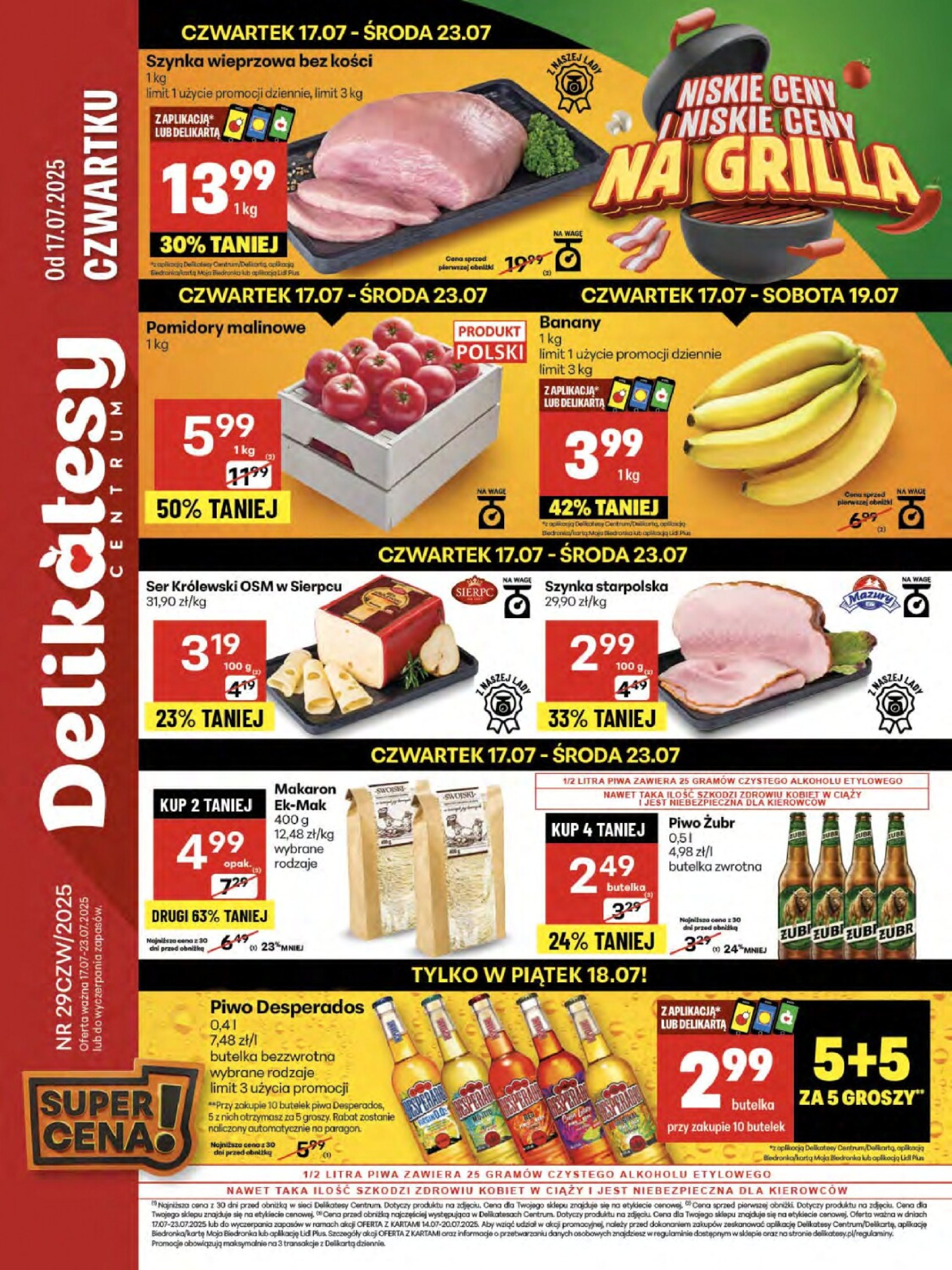 delikatesy-centrum - Gazetka Delikatesy Centrum ważna od 17.07. - 23.07.