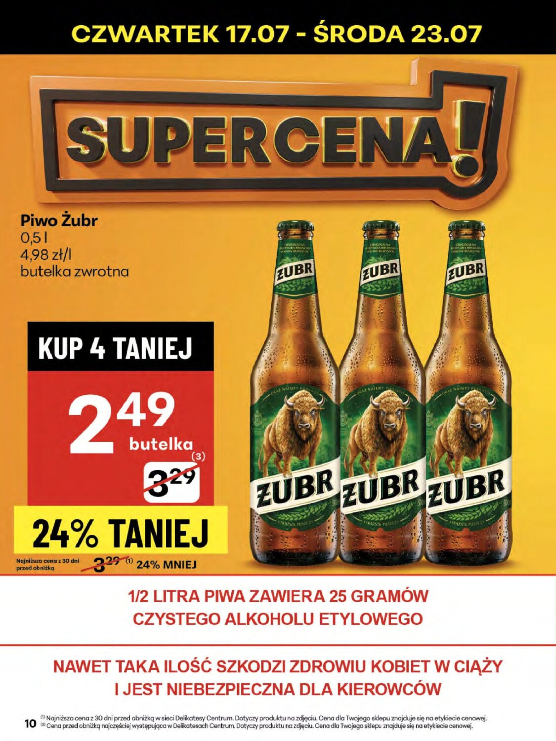 delikatesy-centrum - Gazetka Delikatesy Centrum ważna od 17.07. - 23.07. - page: 10