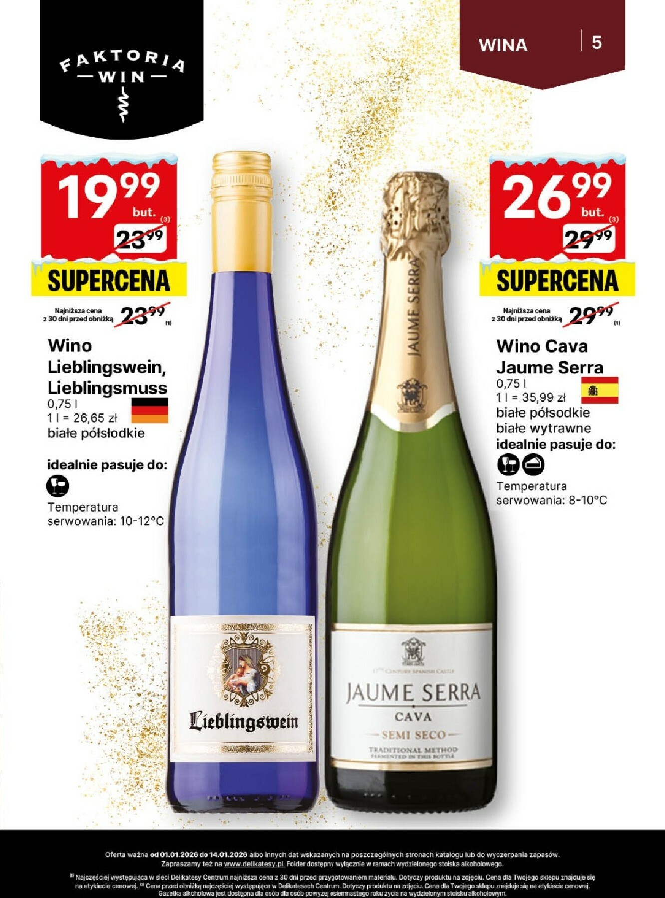 delikatesy-centrum - Gazetka Delikatesy Centrum - Delibarek - ważna od 01.01. do 14.01. - page: 5
