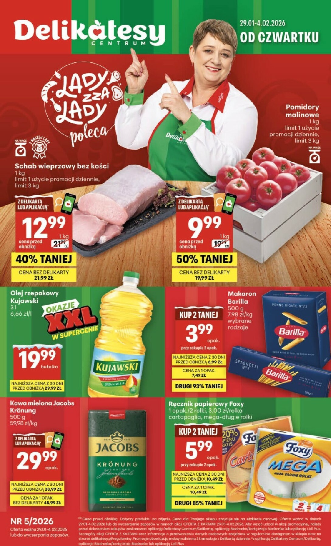 delikatesy-centrum - Gazetka Delikatesy Centrum - ważna od 29.01. do 04.02. - page: 1