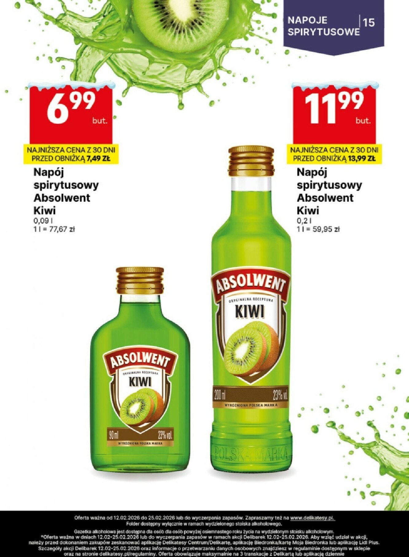 delikatesy-centrum - Gazetka Delikatesy Centrum - Delibarek - ważna od 12.02.2026 do 25.02.2026 - page: 15