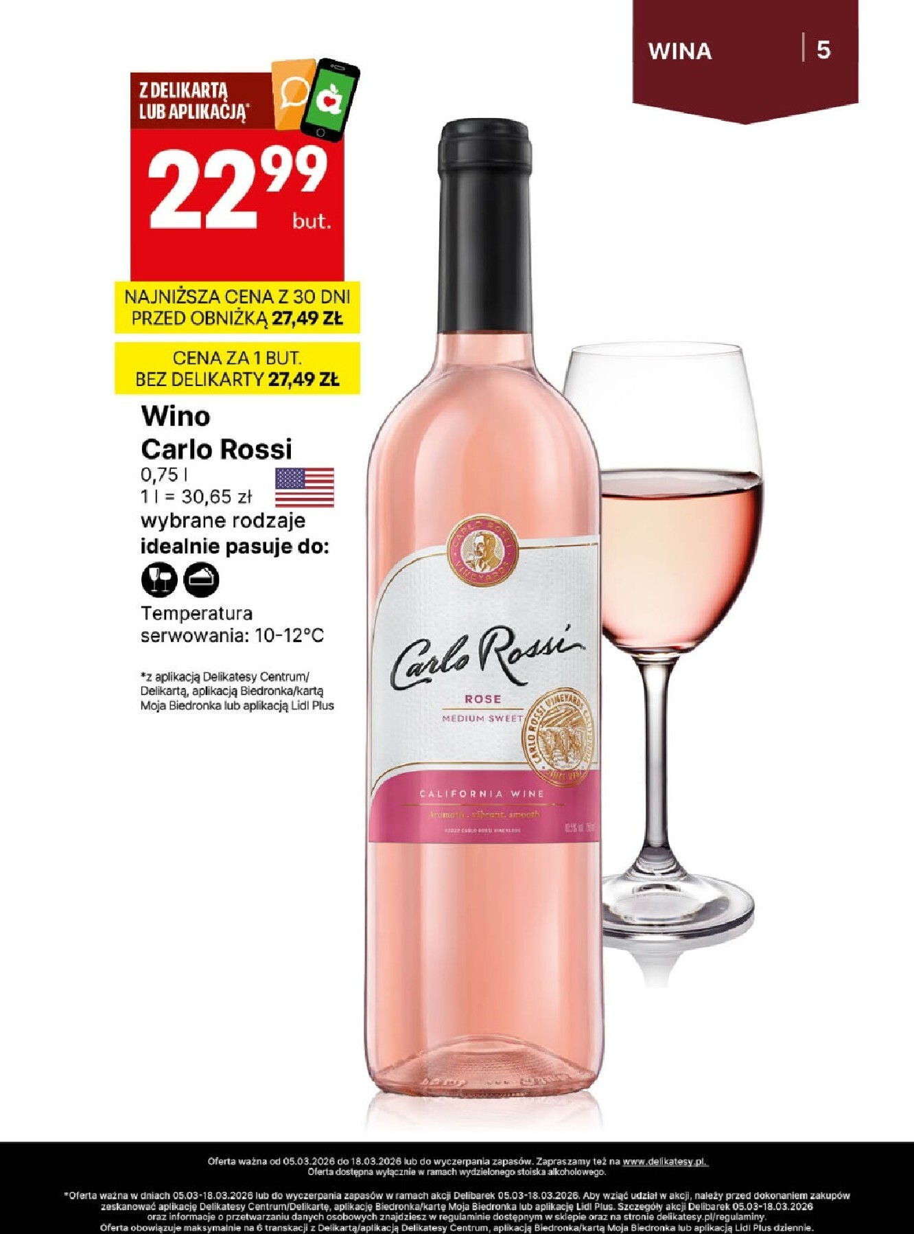 delikatesy-centrum - Gazetka Delikatesy Centrum - Delibarek - ważna od 05.03.2026 do 18.03.2026 - page: 5