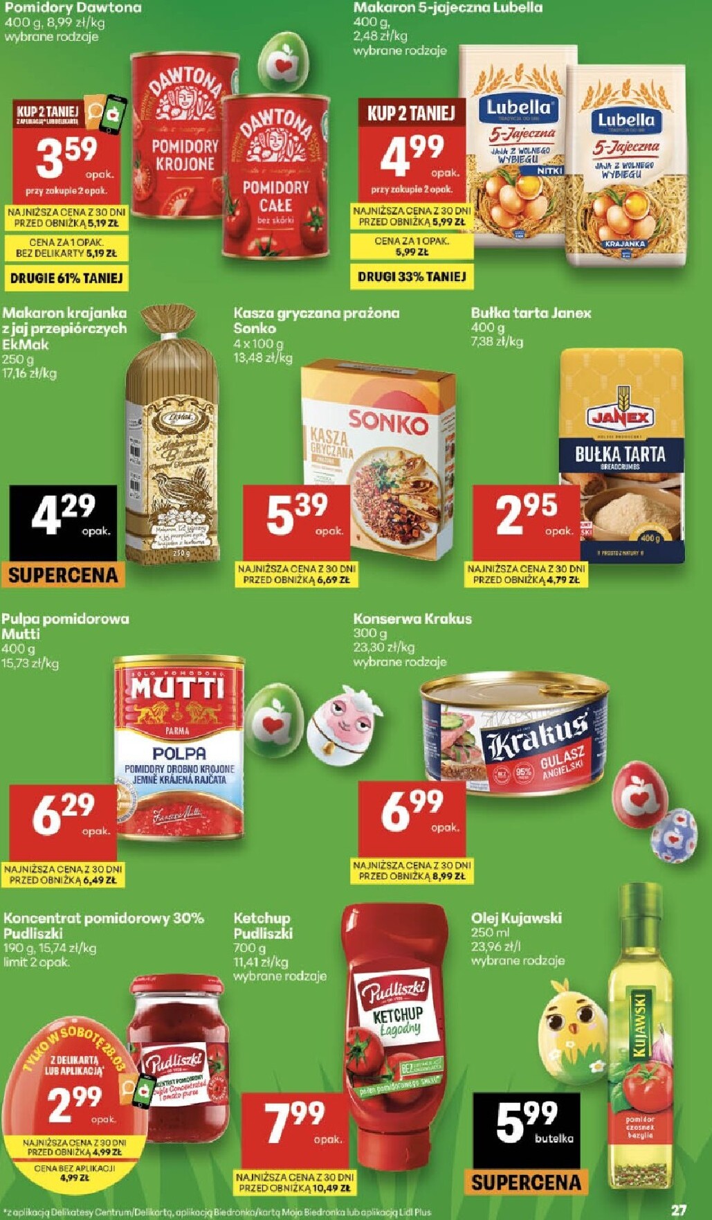 delikatesy-centrum - Gazetka Delikatesy Centrum - ważna od 26.03.2026 do 01.04.2026 - page: 27