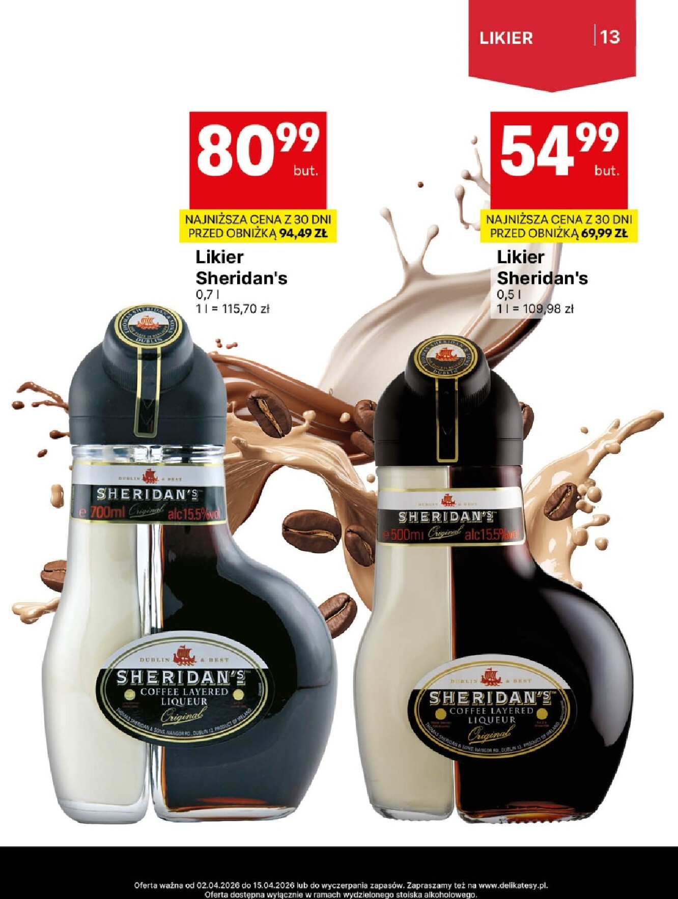 delikatesy-centrum - Gazetka Delikatesy Centrum - Delibarek - ważna od 02.04.2026 do 15.04.2026 - page: 13