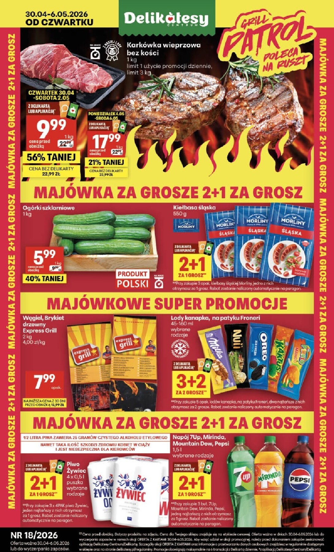 delikatesy-centrum - Nowa gazetka Delikatesy Centrum ważna od 30.04.2026 do 06.05.2026