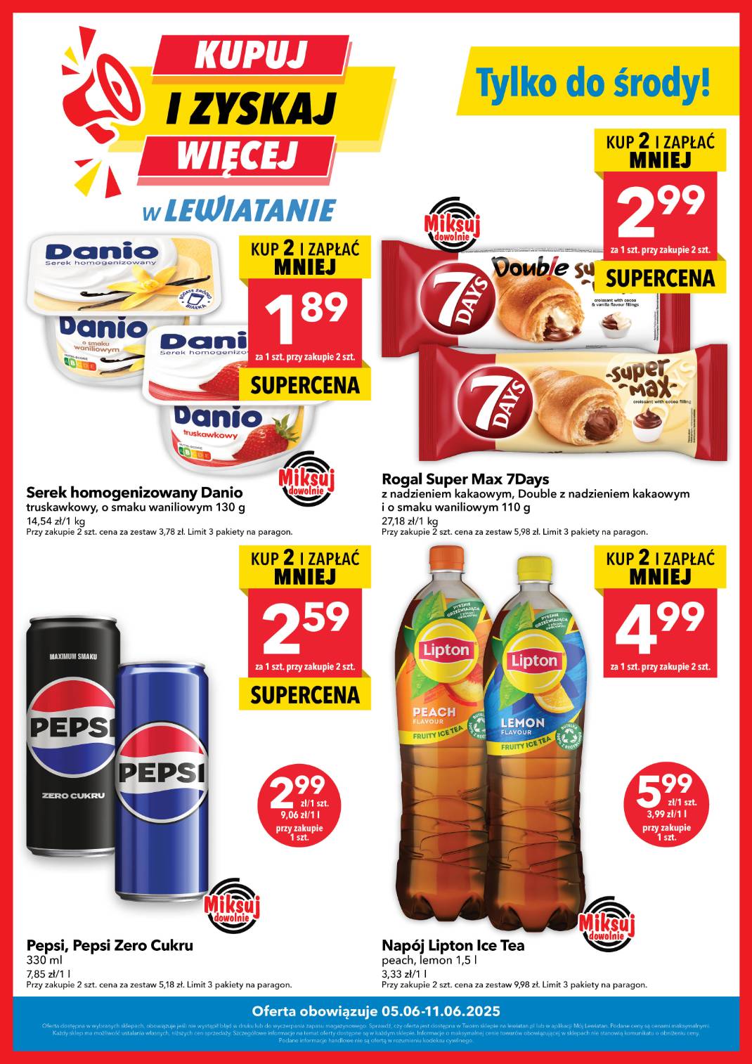 lewiatan - Lewiatan - Kupuj i zyskaj więcej! gazetka ważna od 05.06. - 11.06.