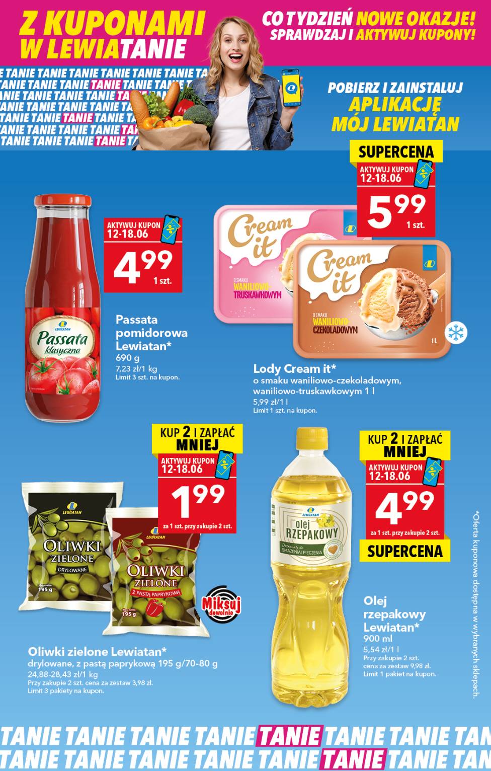 lewiatan - Gazetka Lewiatan - Z Kuponami w Lewiatanie! ważna od 12.06. - 18.06. - page: 1