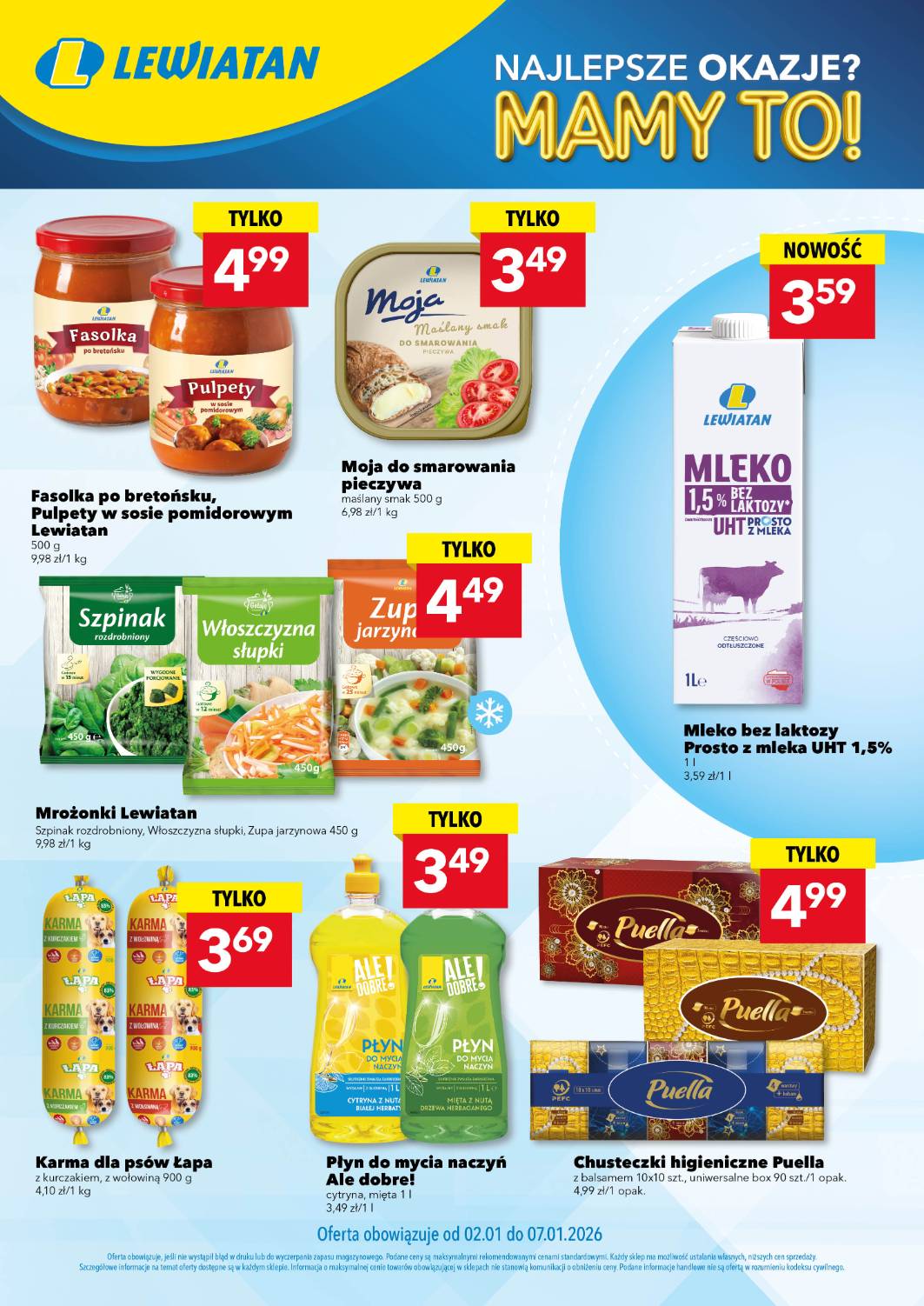 lewiatan - Gazetka Lewiatan - Są okazje w Lewiatanie - ważna od 02.01. do 07.01.