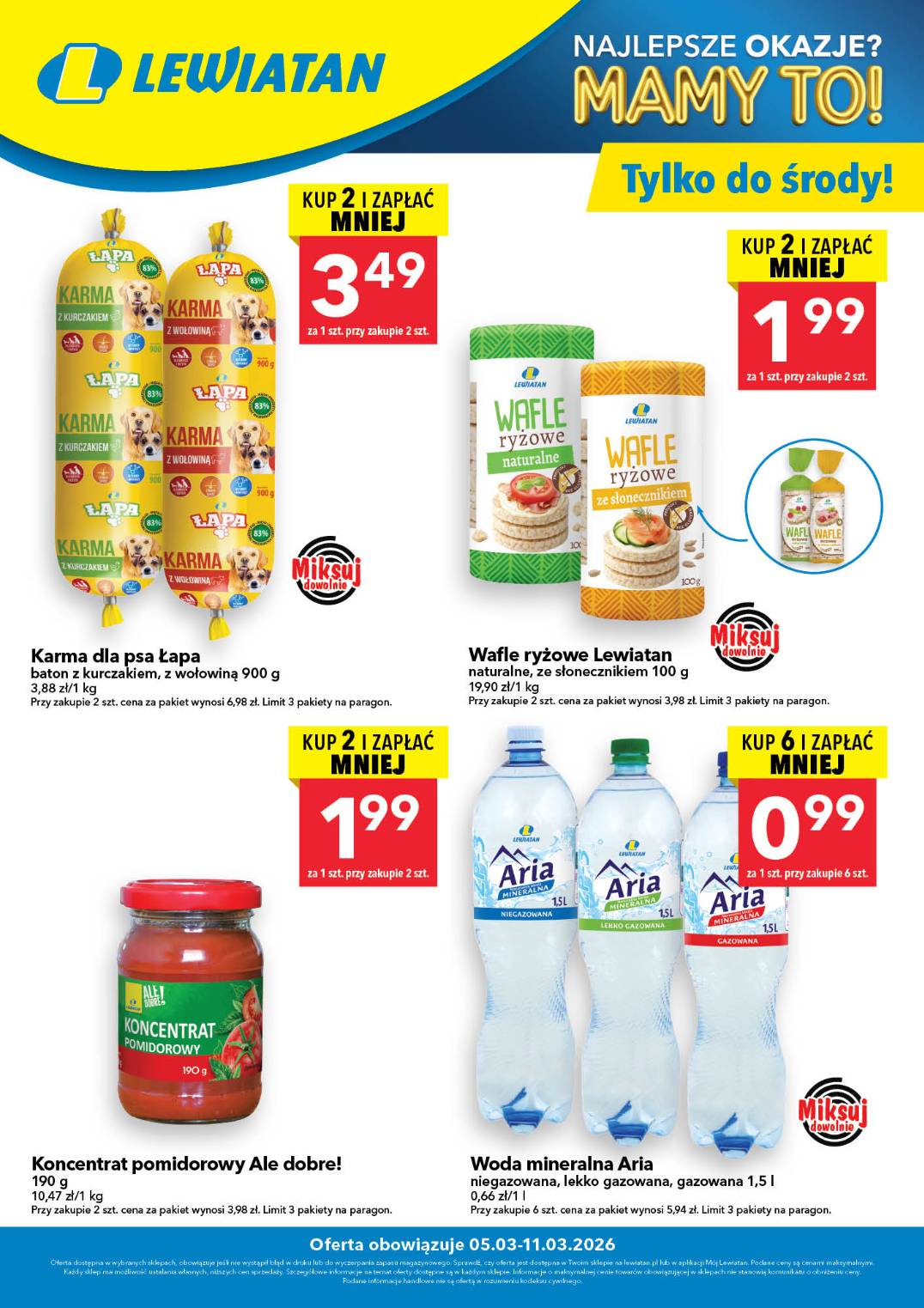 lewiatan - Gazetka Lewiatan - W wielopakach taniej! - ważna od 05.03.2026 do 11.03.2026 - page: 1