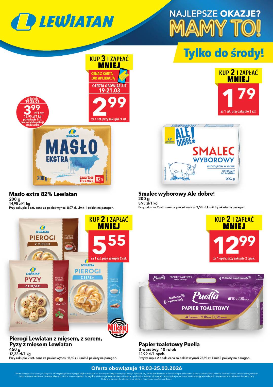 lewiatan - Gazetka Lewiatan - W wielopakach taniej - ważna od 19.03.2026 do 25.03.2026