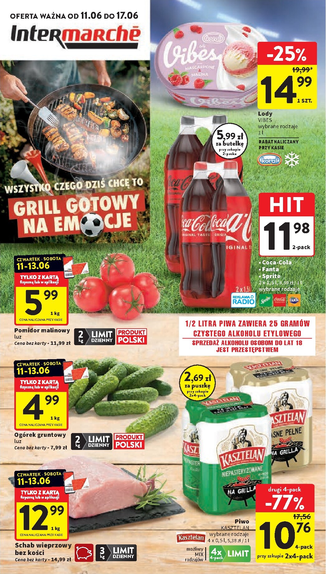 intermarche - Nowa gazetka Intermarché ważna od 11.06.2026 do 17.06.2026 - page: 1