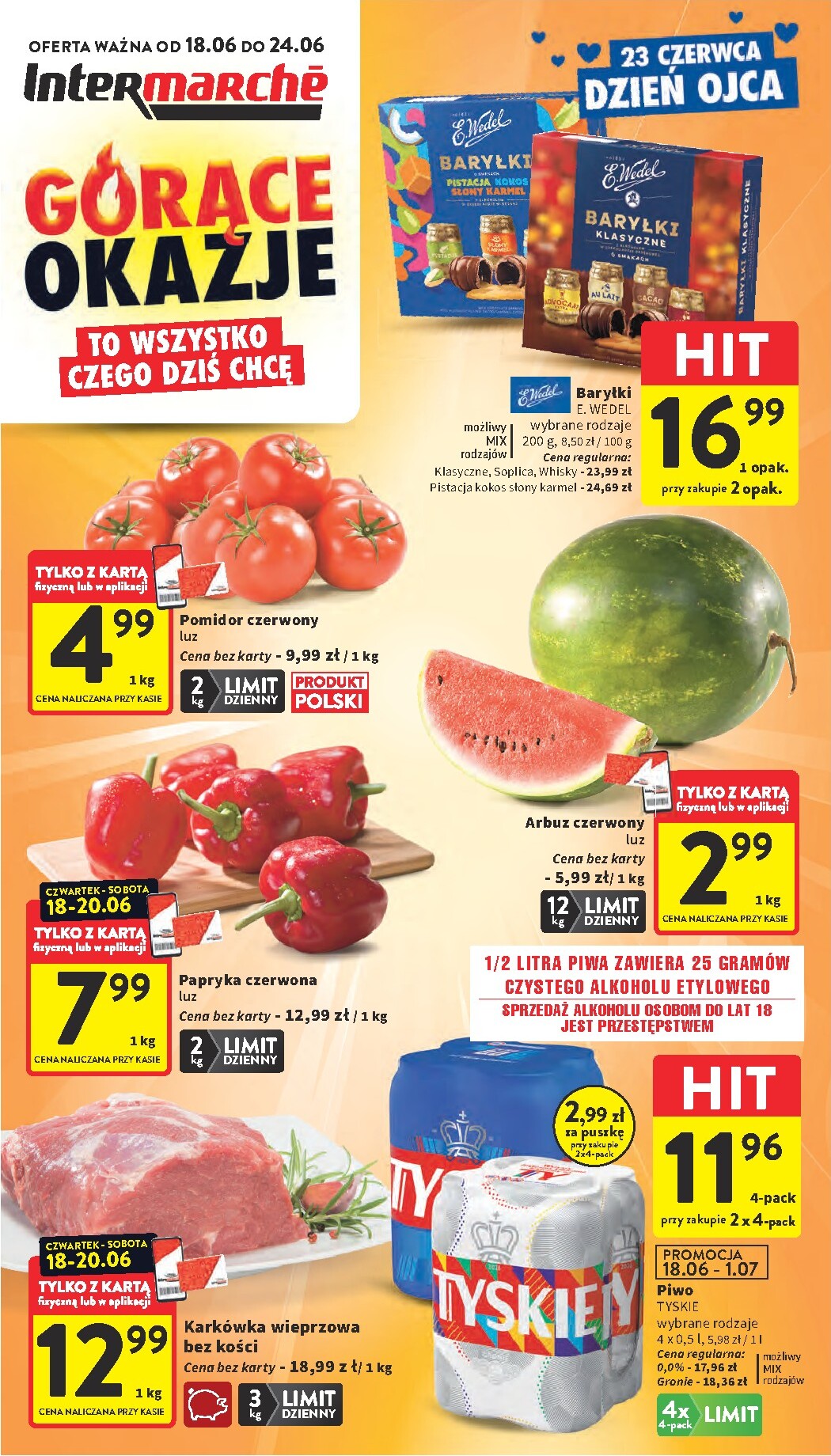 intermarche - Nowa gazetka Intermarché ważna od 18.06.2026 do 24.06.2026 - page: 1