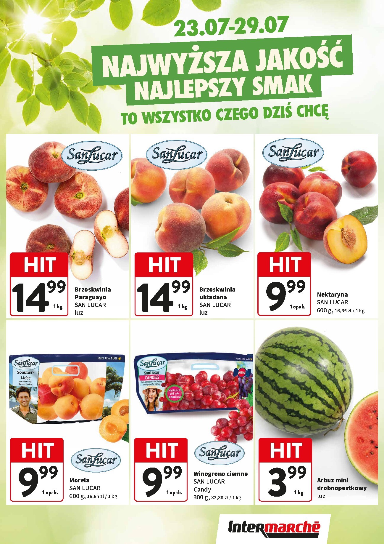 intermarche - Aktualna gazetka Intermarché ważna od 23.07.2026 do 29.07.2026