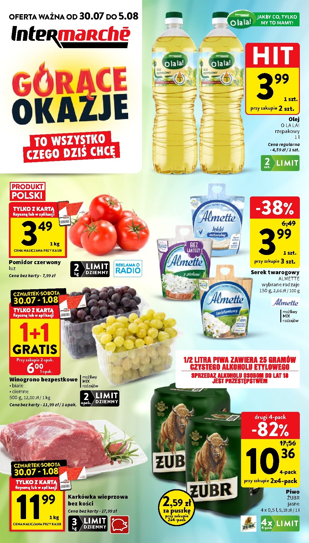 intermarche - Nowa gazetka Intermarché ważna od 30.07.2026 do 05.08.2026