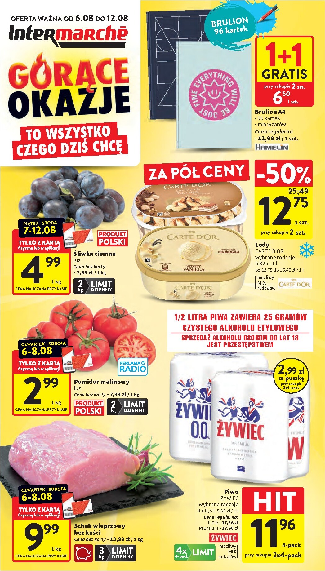 intermarche - Nowa gazetka Intermarché ważna od 06.08.2026 do 12.08.2026 - page: 1