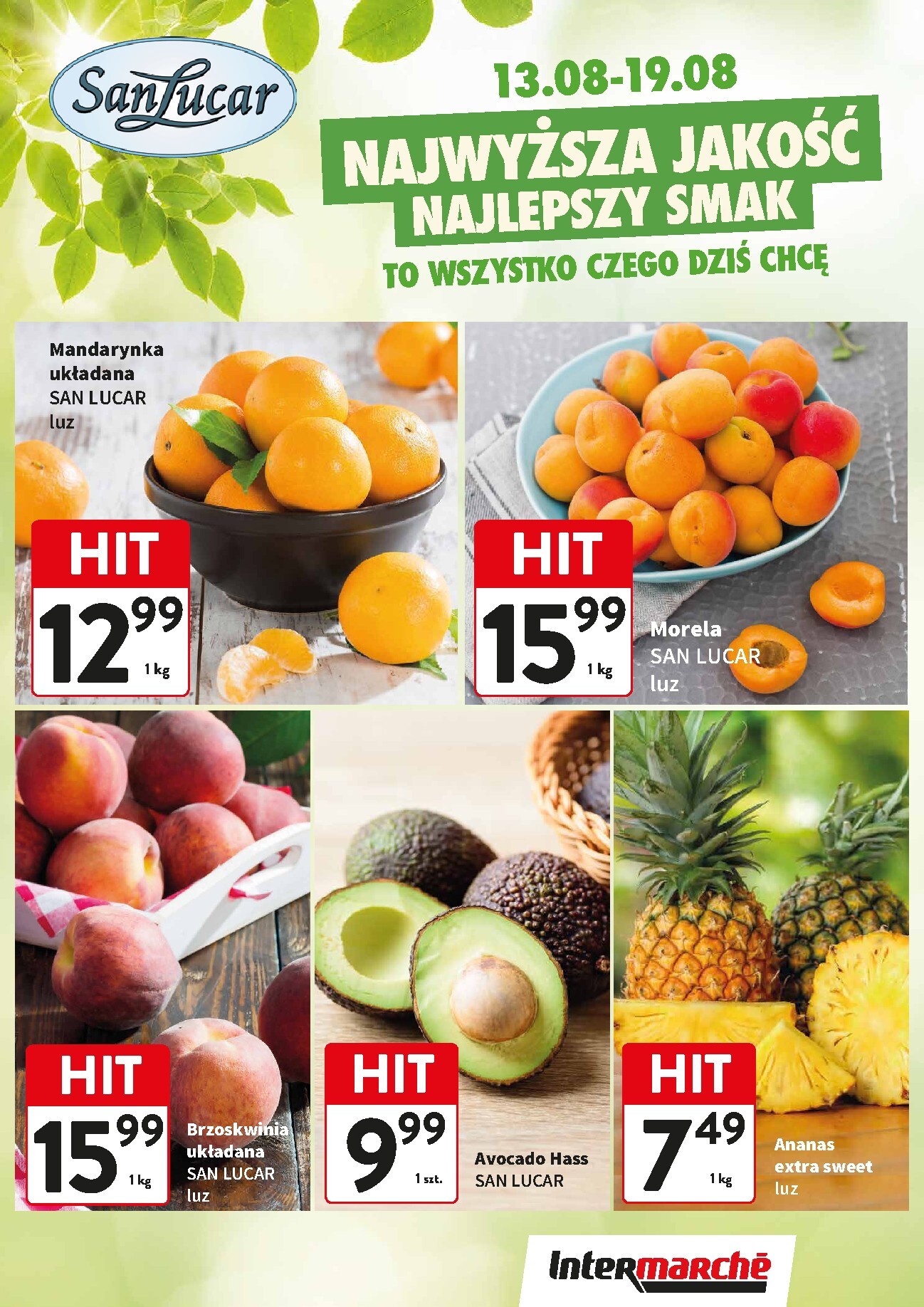 intermarche - Aktualna gazetka Intermarché ważna od 13.08.2026 do 19.08.2026 - page: 1