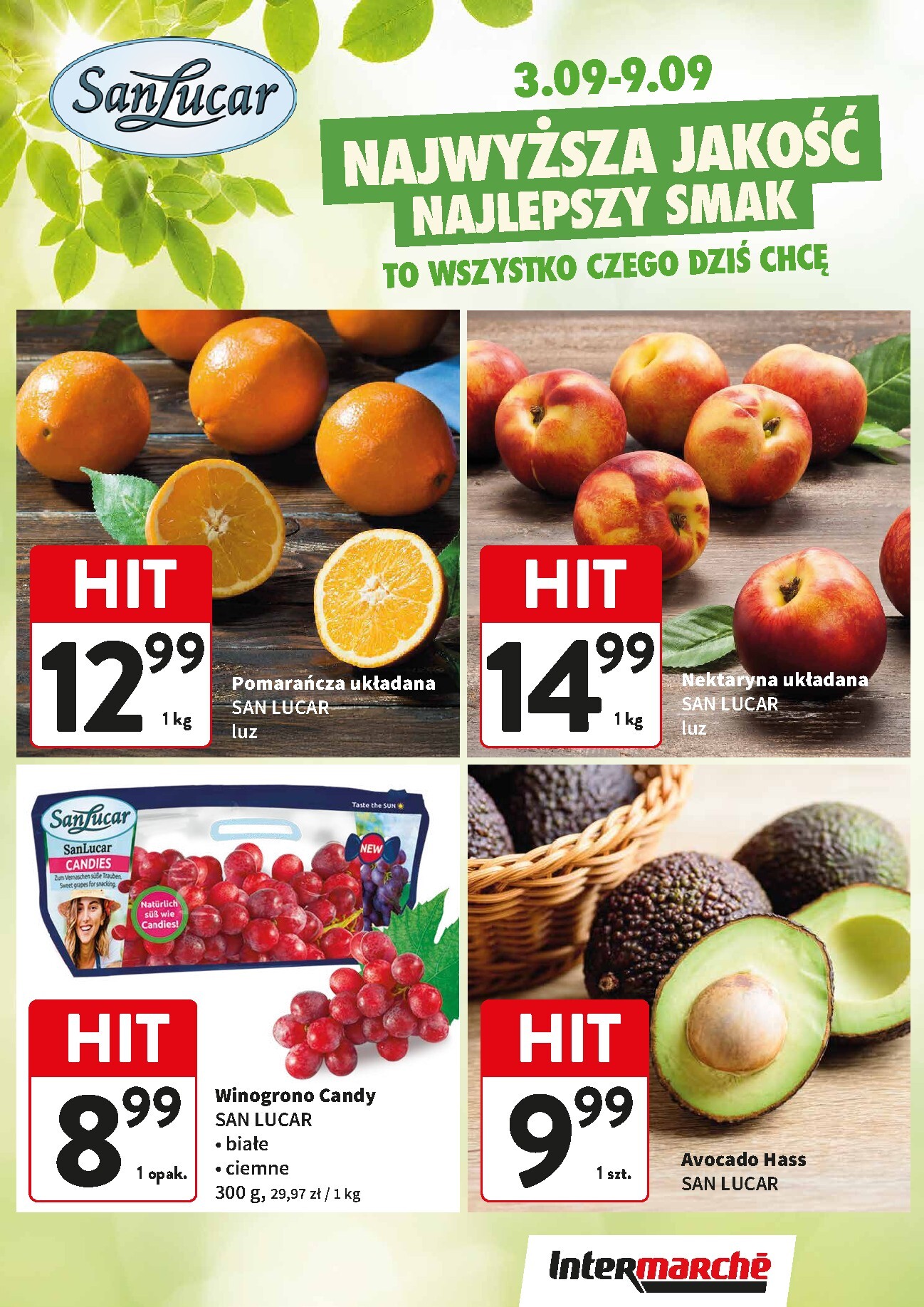 intermarche - Aktualna gazetka Intermarché - Świeży Hit ważna od 03.09.2026 do 09.09.2026