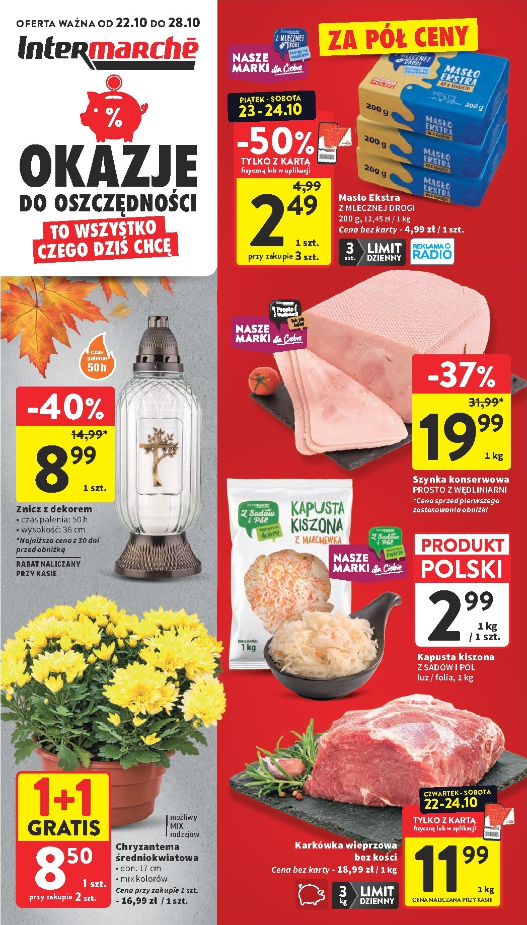 intermarche - Aktualna gazetka Intermarché ważna od 22.10.2026 do 28.10.2026 - page: 1