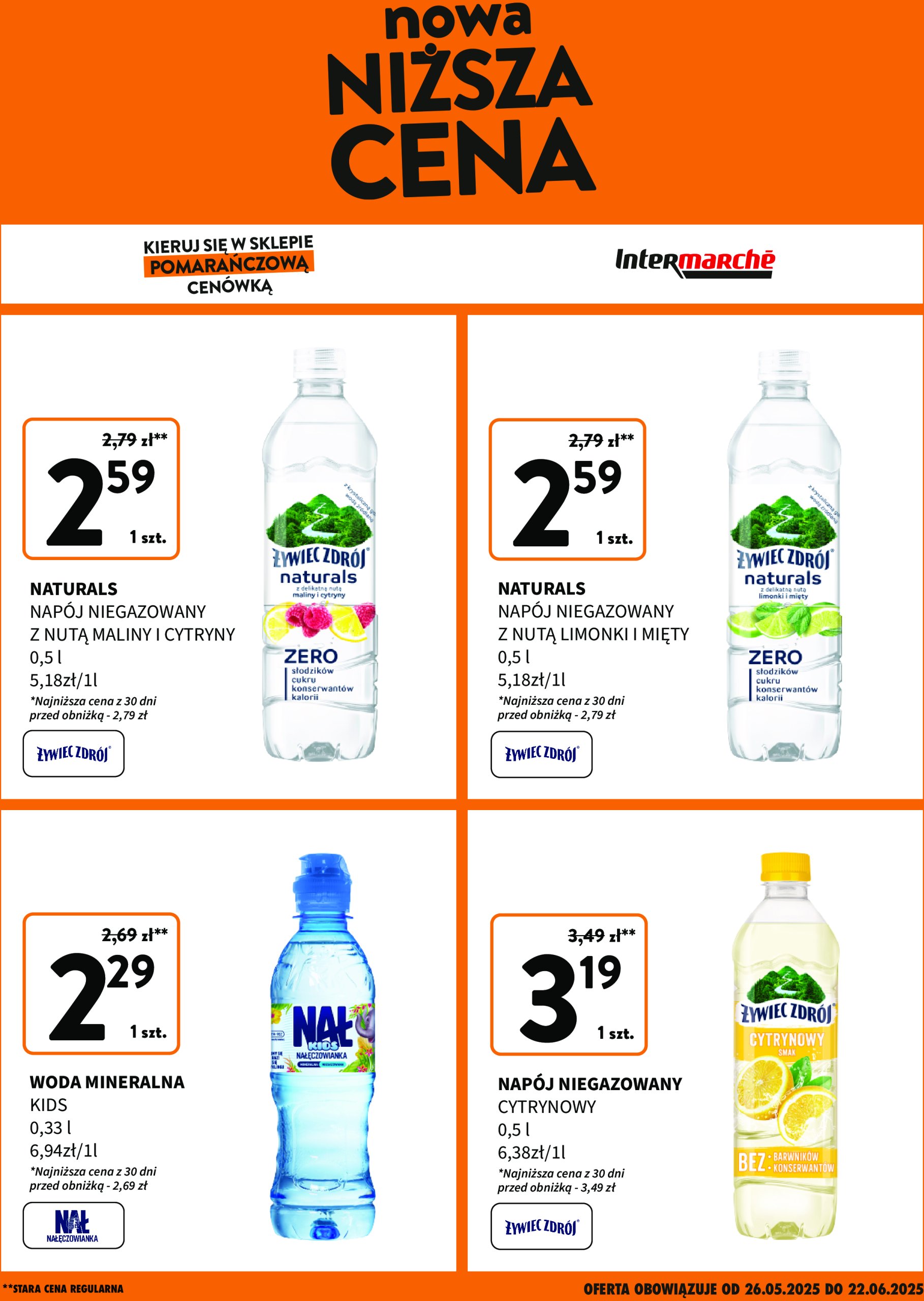 intermarche - Intermarché - Nowa niższa cena gazetka ważna od 26.05. - 22.06.