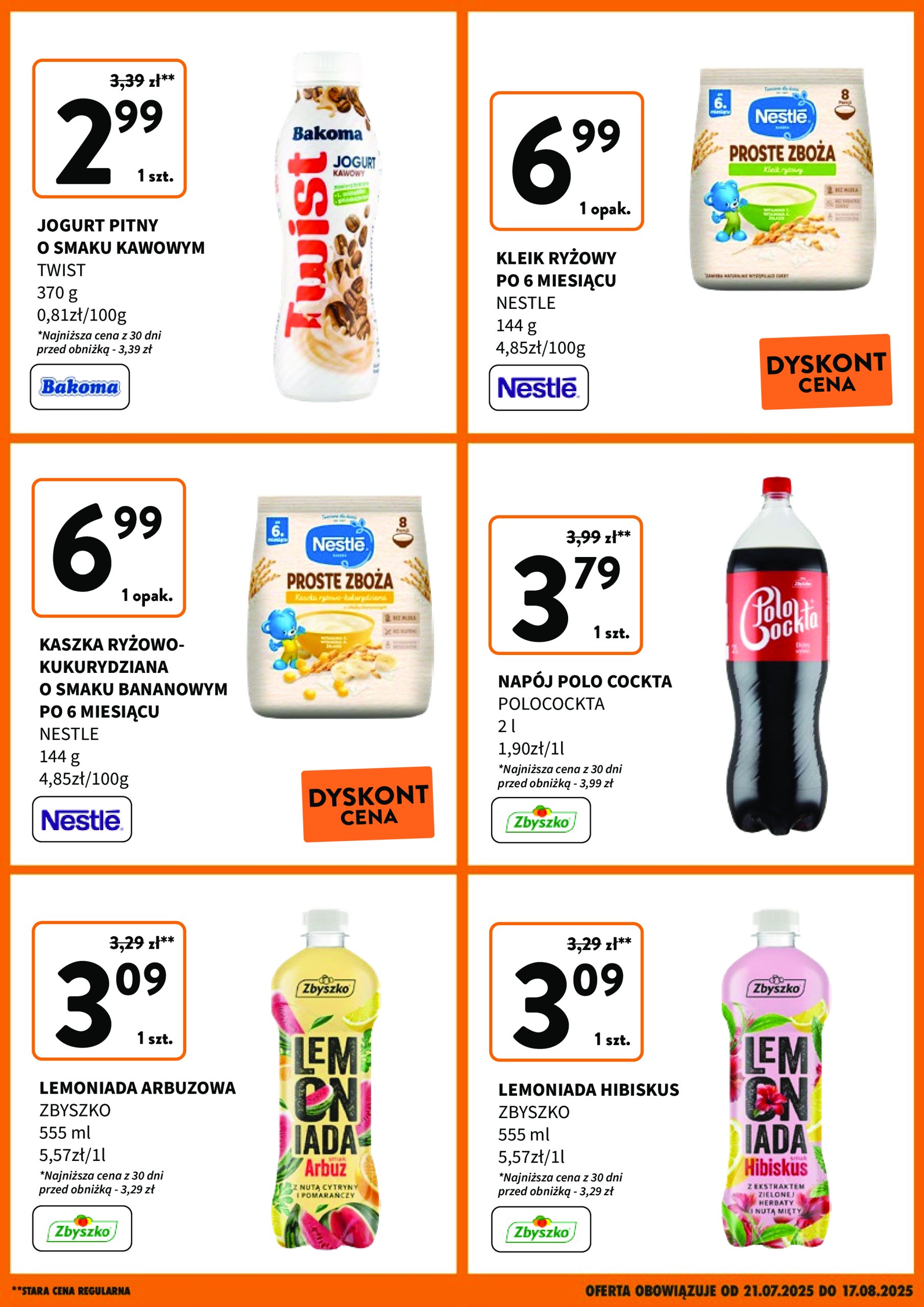 intermarche - Gazetka Intermarché - Nowa NIższa Cena ważna od 21.07. - 16.08. - page: 3