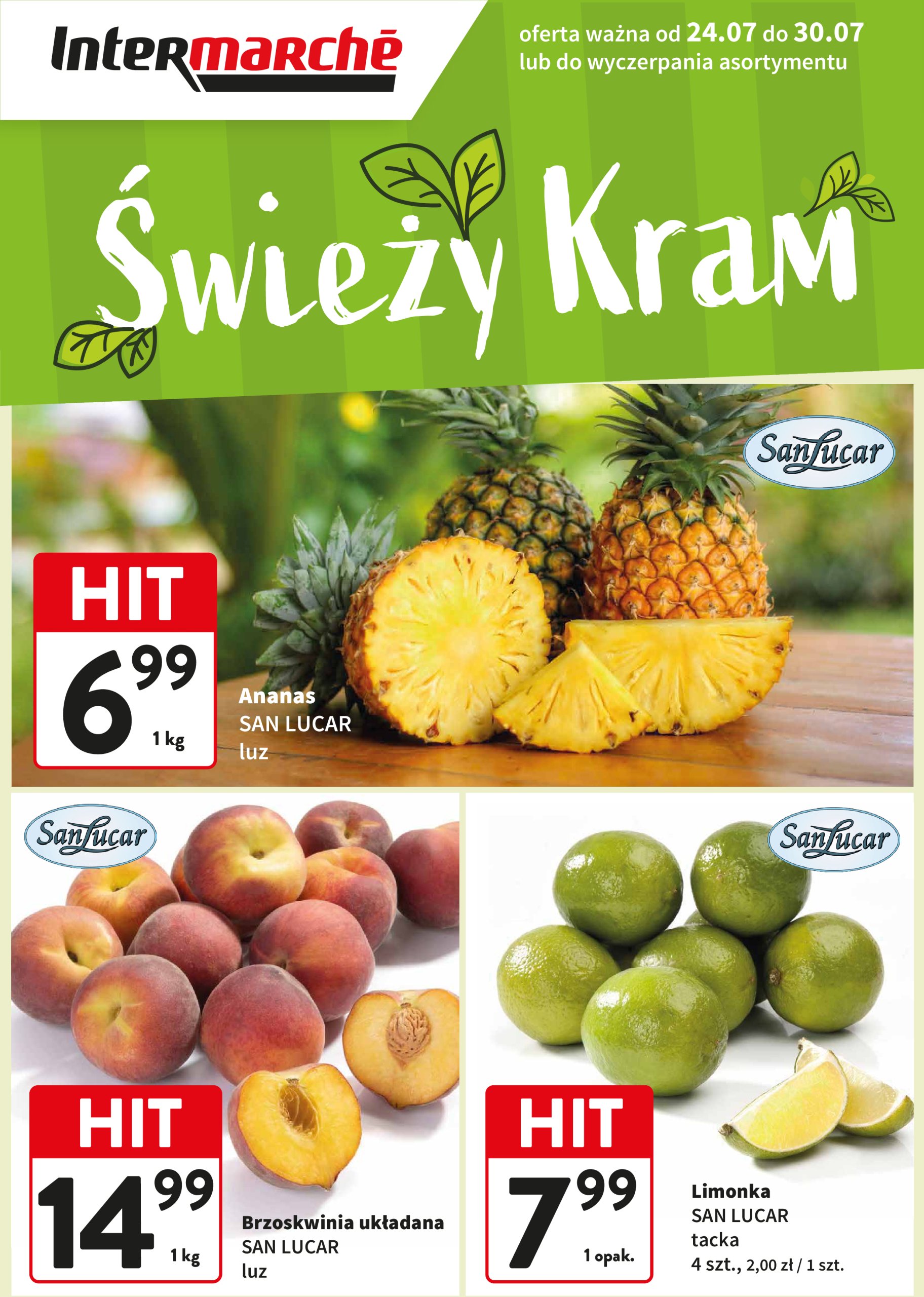 intermarche - Gazetka Intermarché - Świeży Hit ważna od 24.07. - 30.07.