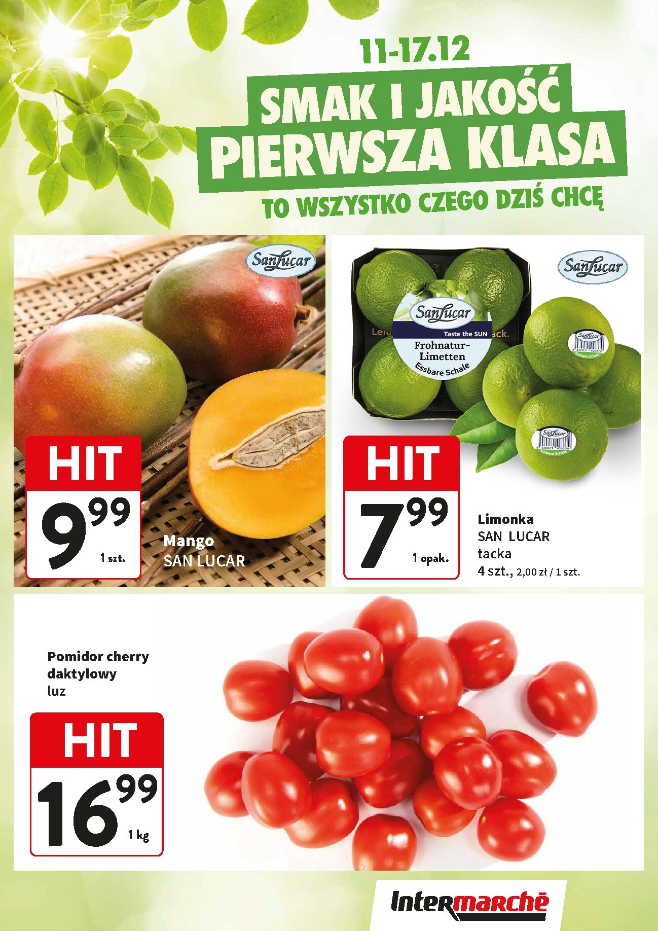 intermarche - Gazetka Intermarché - Świeży Hit - ważna od 11.12. do 17.12.