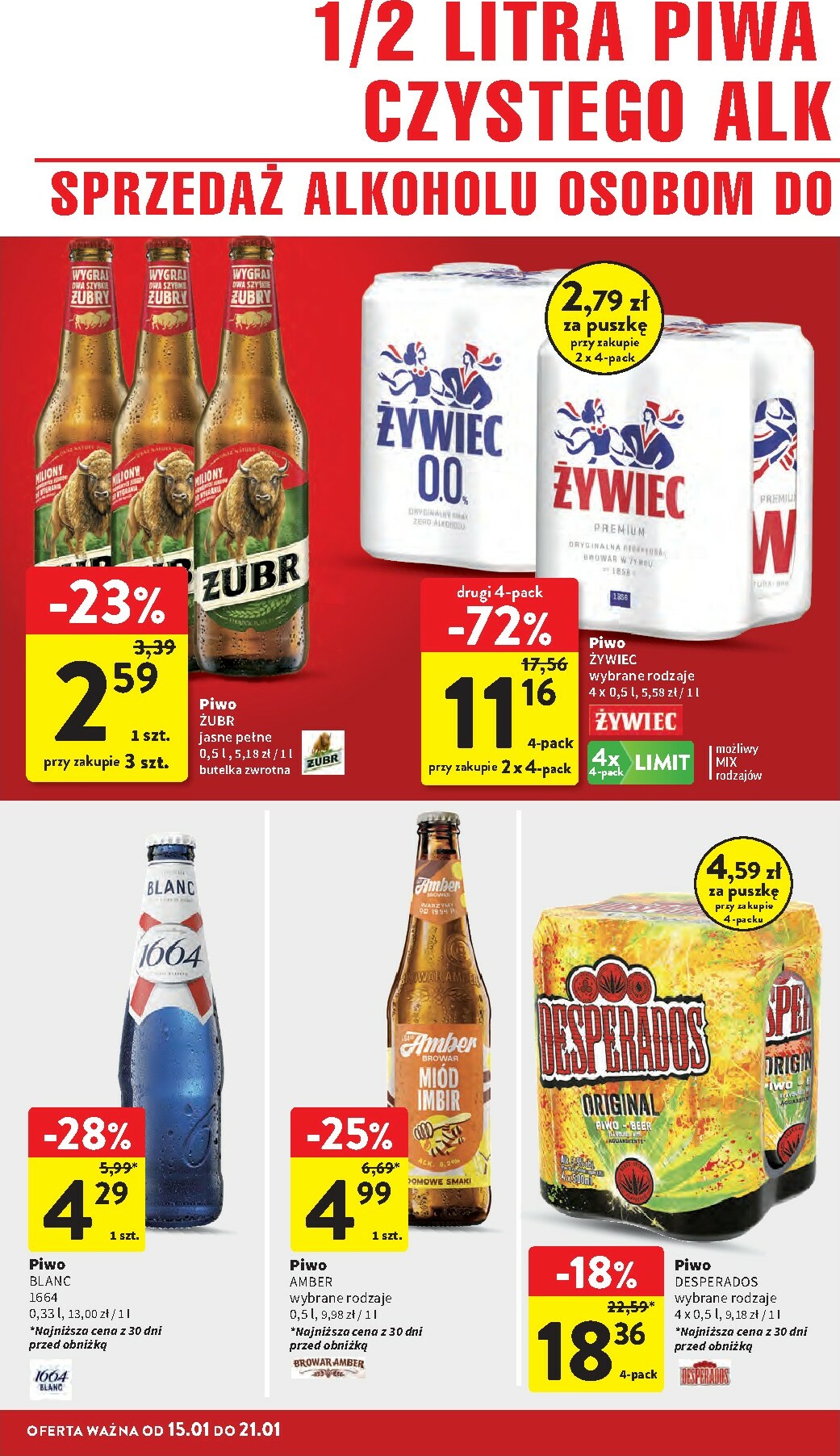 intermarche - Gazetka Intermarché - ważna od 15.01. do 21.01. - page: 40