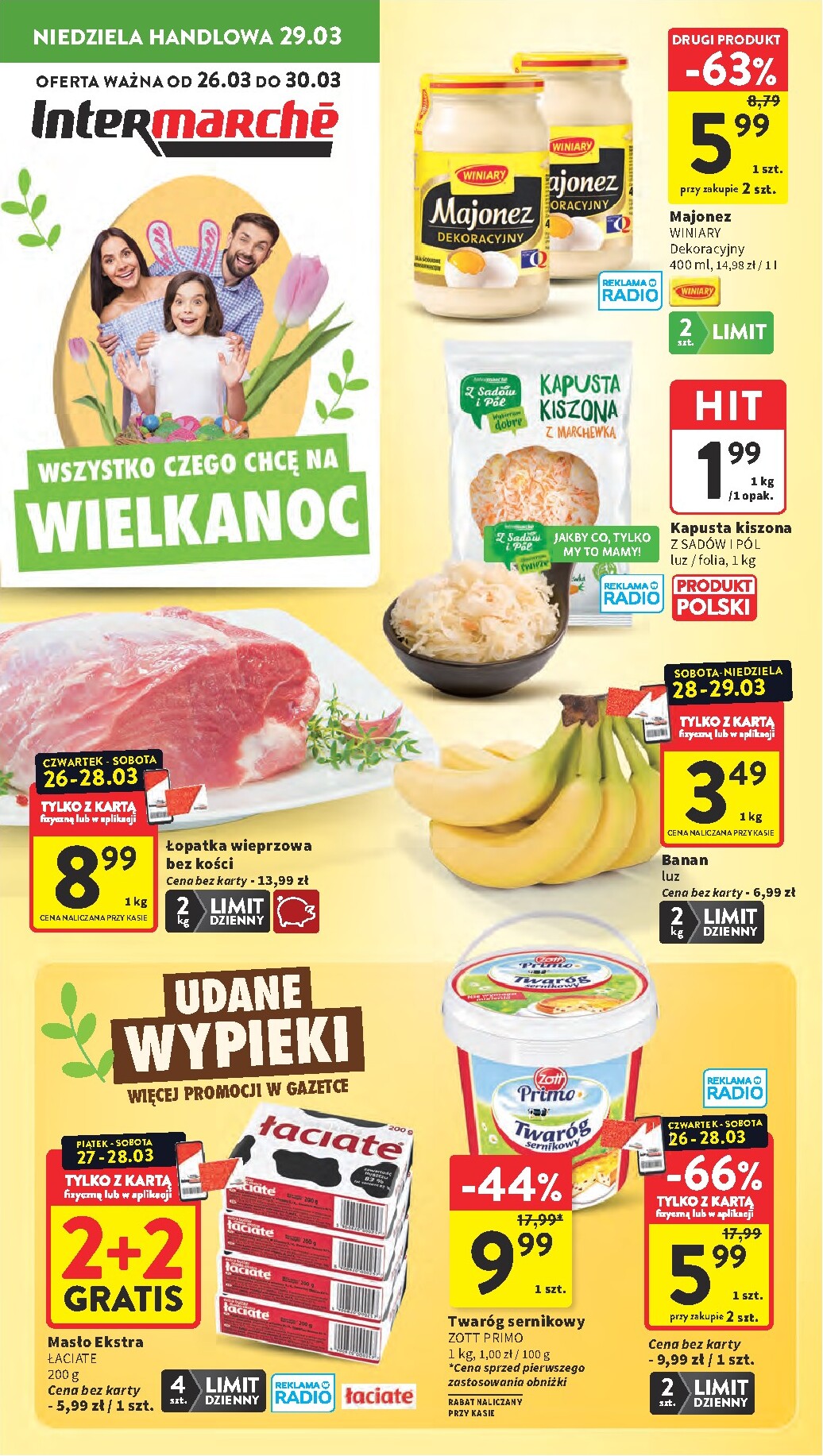 intermarche - Gazetka Intermarché - ważna od 26.03.2026 do 30.03.2026 - page: 1