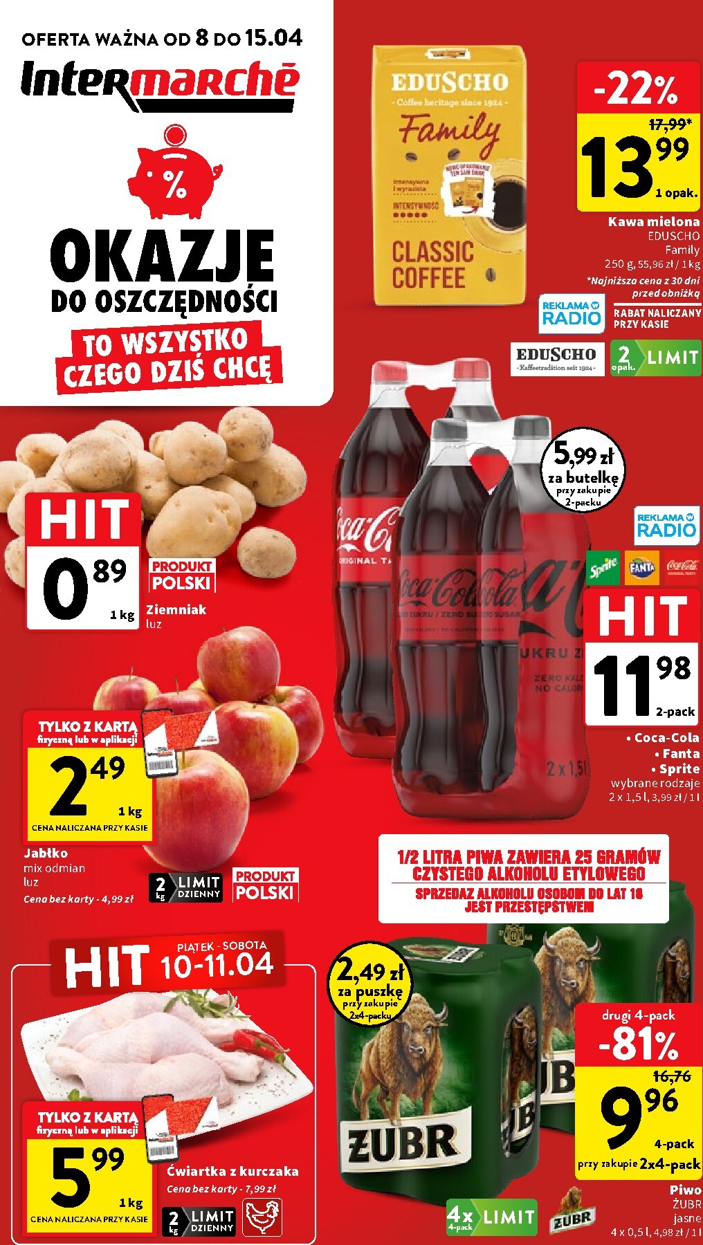 intermarche - Nowa gazetka Intermarché ważna od 08.04.2026 do 15.04.2026 - page: 1