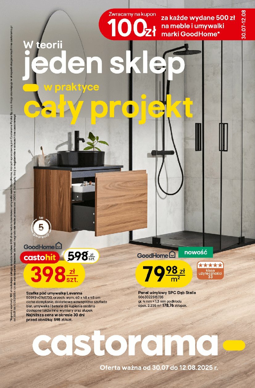 castorama - Gazetka Castorama ważna od 30.07. - 12.08.