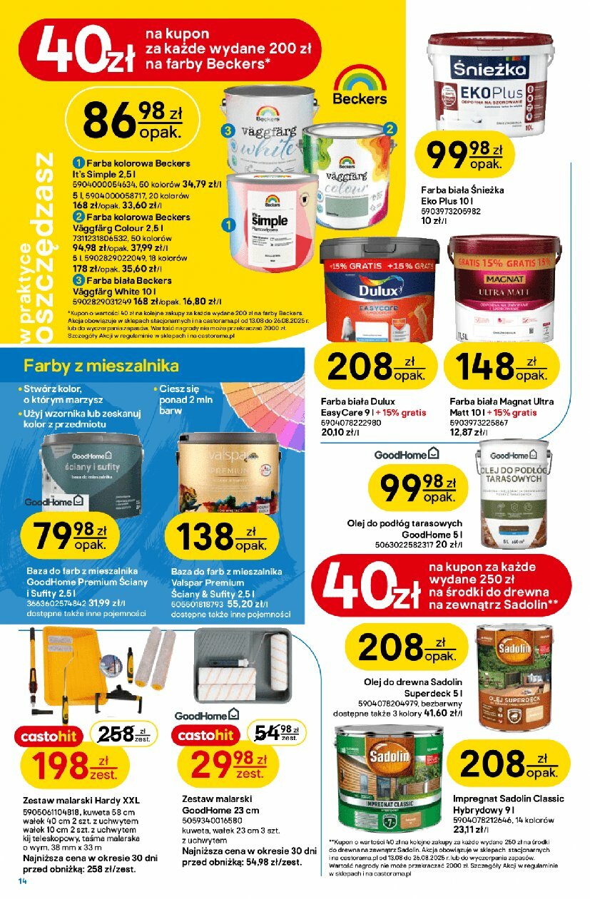 castorama - Gazetka Castorama - ważna od 13.08. do 26.08. - page: 14
