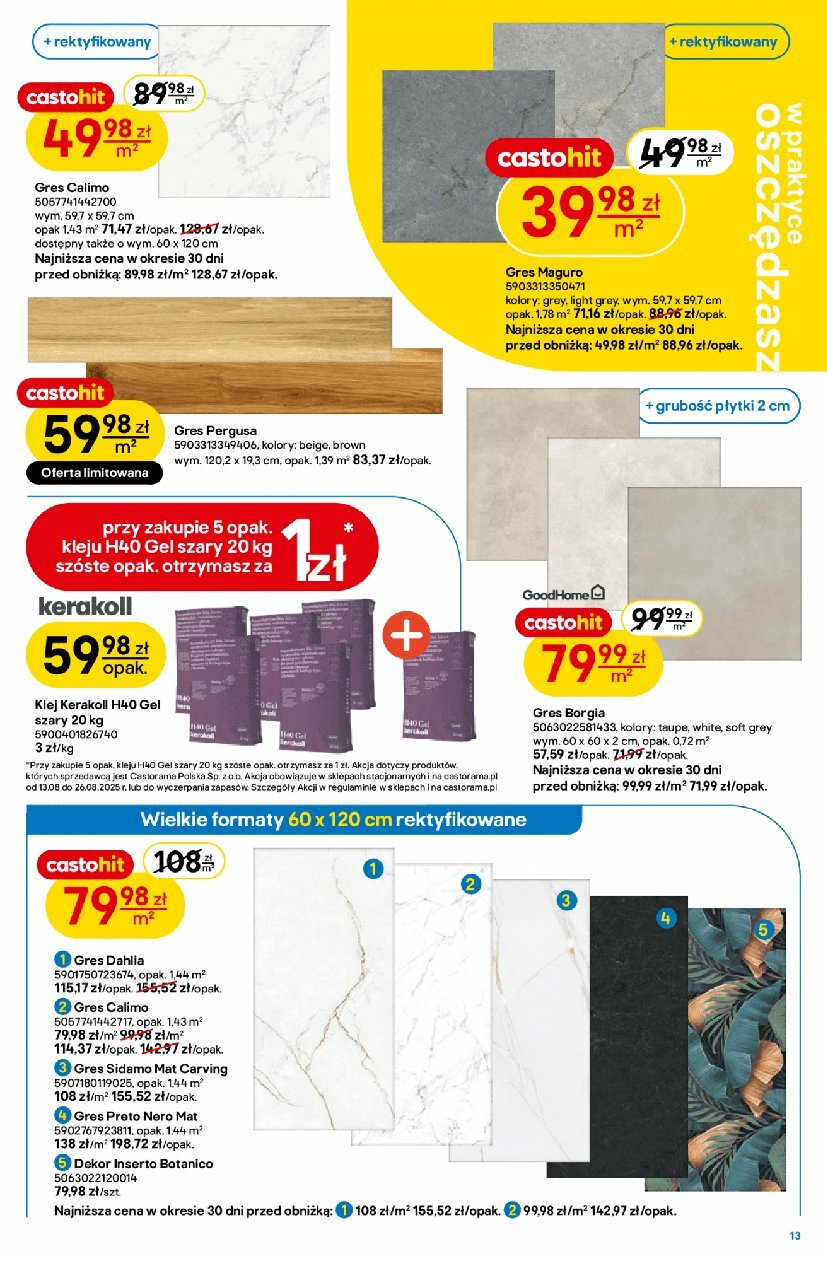castorama - Gazetka Castorama - ważna od 13.08. do 26.08. - page: 13