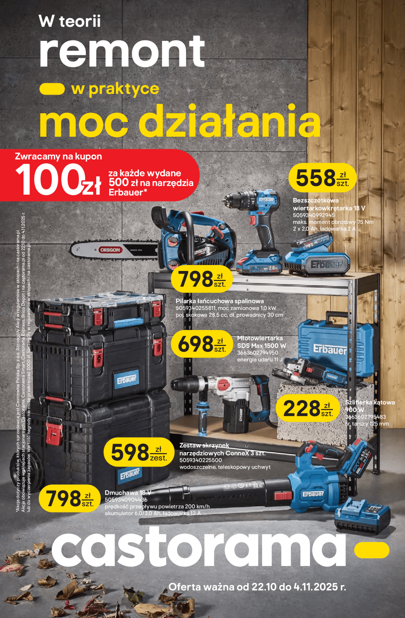 castorama - Gazetka Castorama - ważna od 22.10. do 04.11.