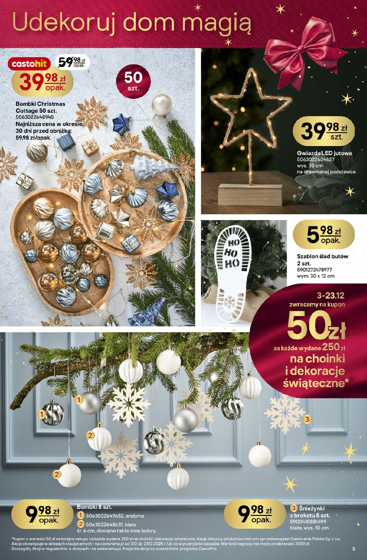 castorama - Gazetka Castorama - Święta Bożego Narodzenia - ważna od 03.12. do 23.12. - page: 5